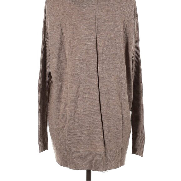 The Row Caistor Light Brown Wool Scoop Neck Oversize Sweater NWT Size L - Picture 4 of 10